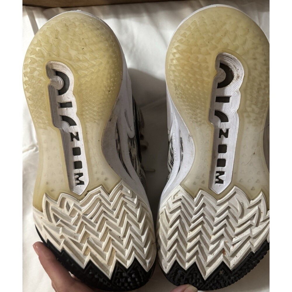 Size 7.5 - Nike Air Zoom GT Cut 2 TB White Black - Picture 6 of 6